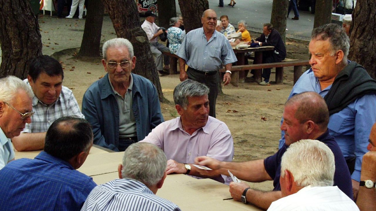 FIESTA EN EL PARQUE DE SANTA MARGARITA, EN EL 2001