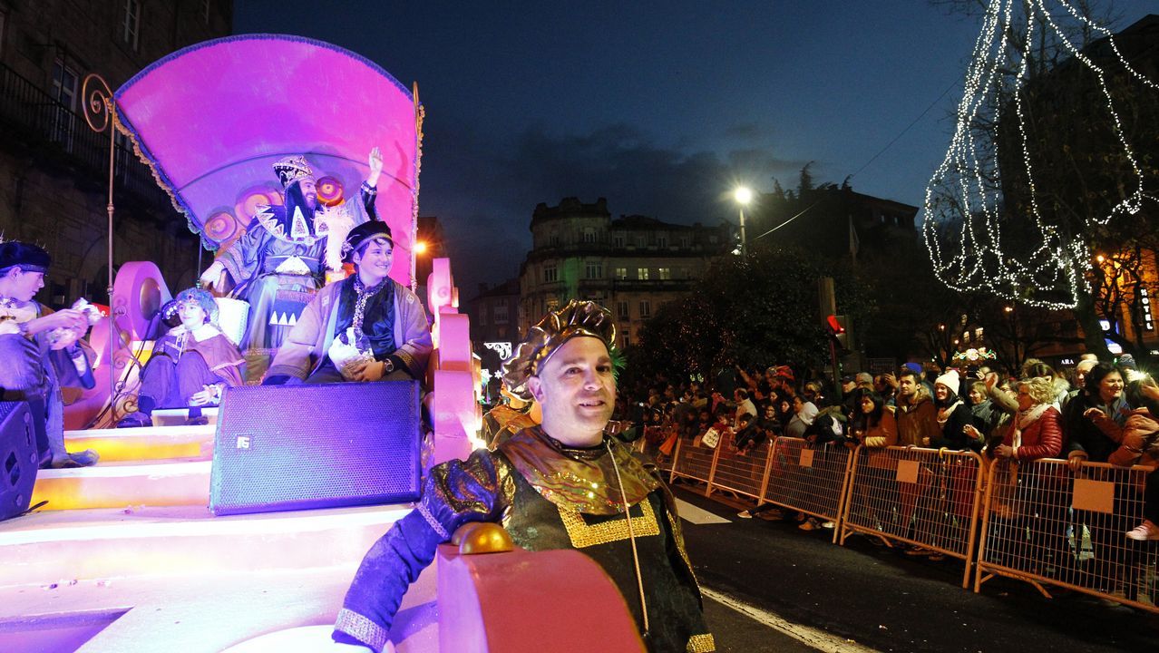 Los niños, esperando a los Reyes en Santiago