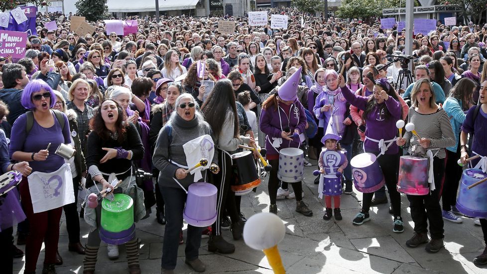 Condentración del 8M. Día de la Mujer