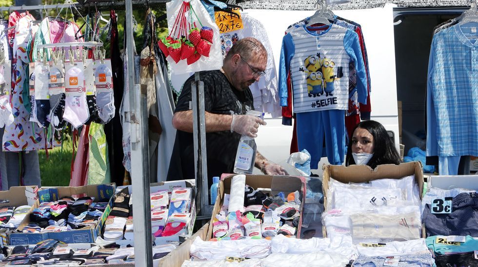 Regresa la feria de los sabados a Pontevedra con nuevas medidas anticontagio