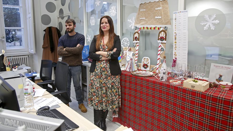 Decoración navideña en la Diputación de Pontevedra