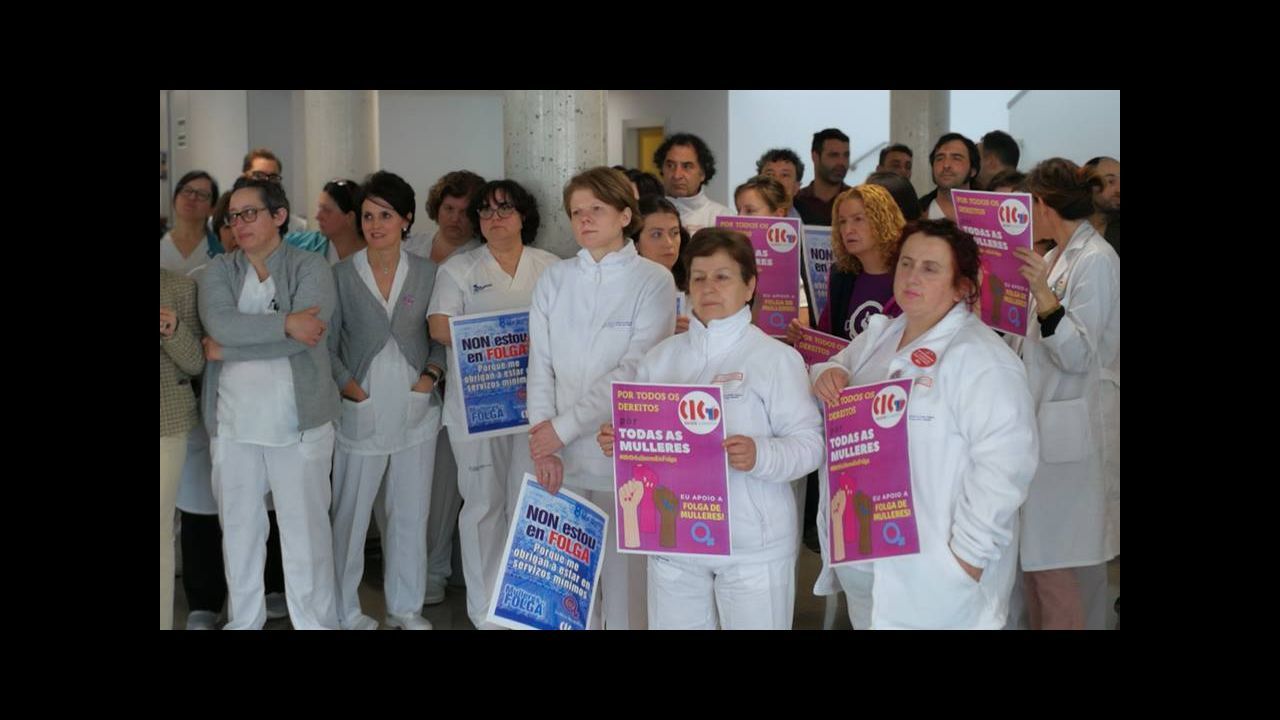 Manifestación por el 8M en Viveiro
