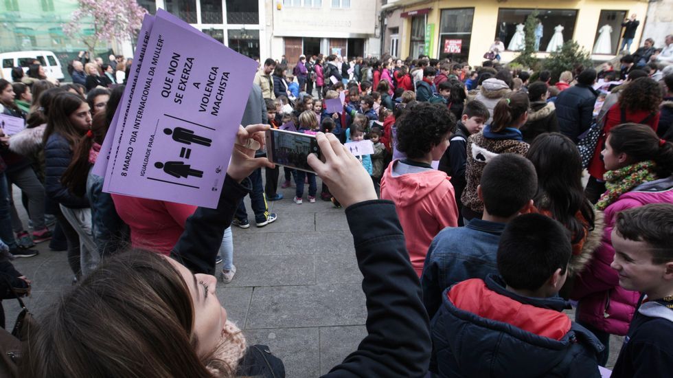 Manifestación en Monforte