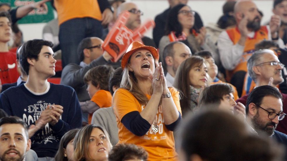 Afición del Basquet Coruña-Melilla, segundo partido de los play off por el ascenso a la Liga ACB
