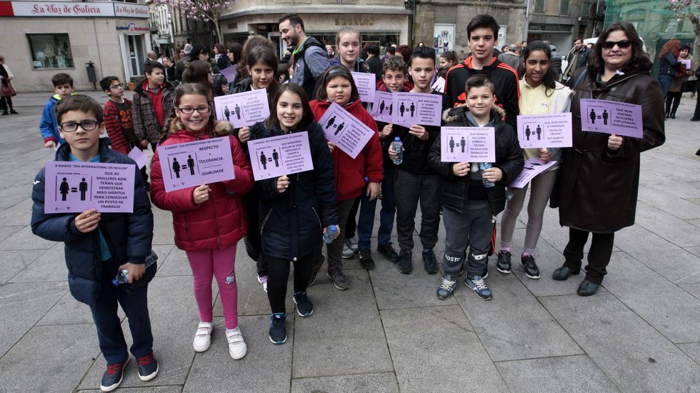 Manifestación en Monforte