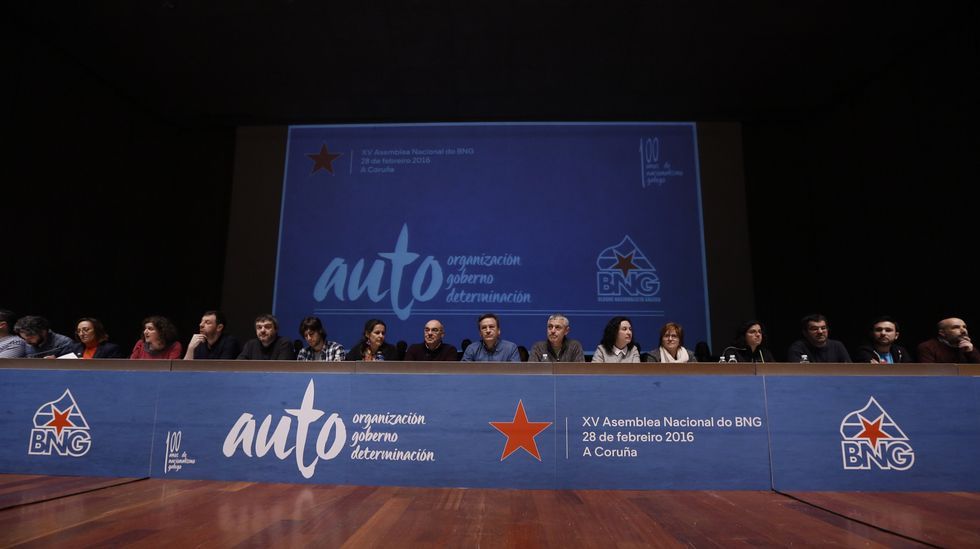 Carme Adán en la XV Asemblea Nacional do BNG