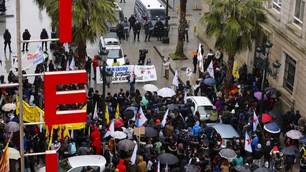 Manifestación en Vigo