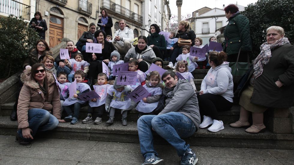 Manifestación en Monforte