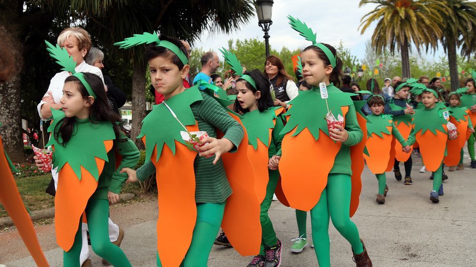 Proyecto Voz Natura del Colegio Jaime Balmes celebrando el día da terra