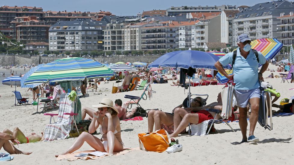 Sanxenxo. Playa de Silgar