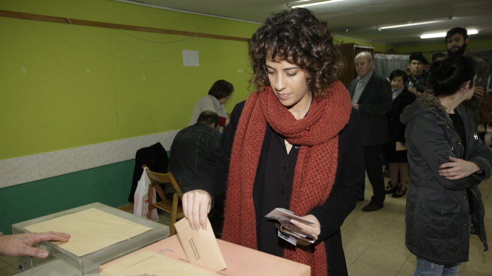 Alexandra Fernández, candidata de En Marea por Pontevedra.