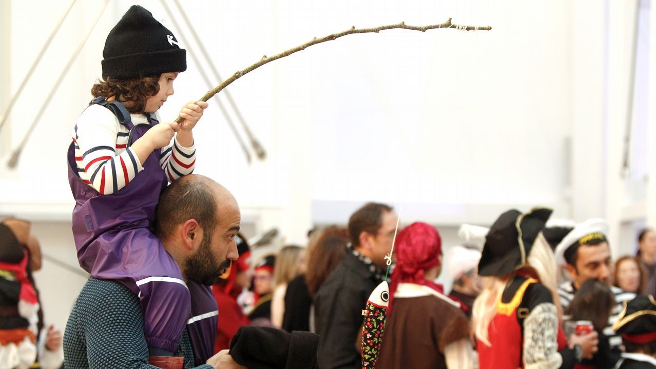Fiesta de disfraces en la Cidade da Cultura