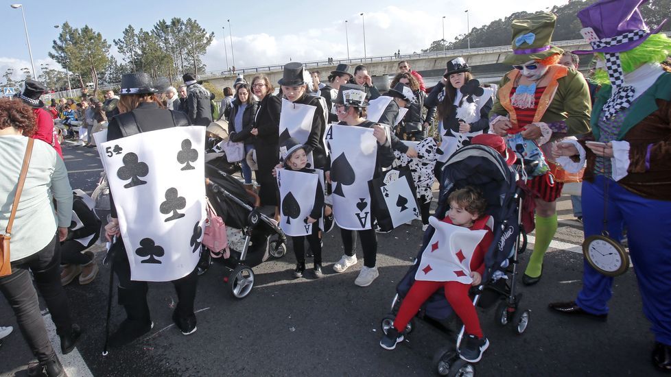 Desfile del momo en Vilanova de Arousa
