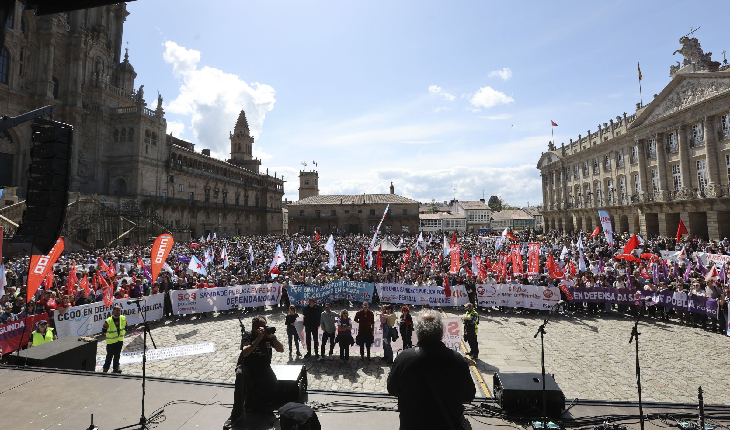 Manifestacin en defensa da sanidade pblica. 06/04/2025