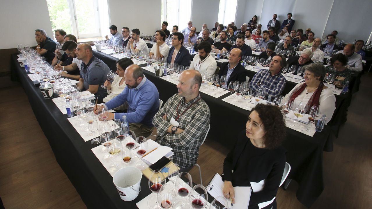 Fevino, primera cata: 8 vinos de 100 Puntos Parker, con Luis Gutiérrez
Al fondo, Telmo Rodríguez