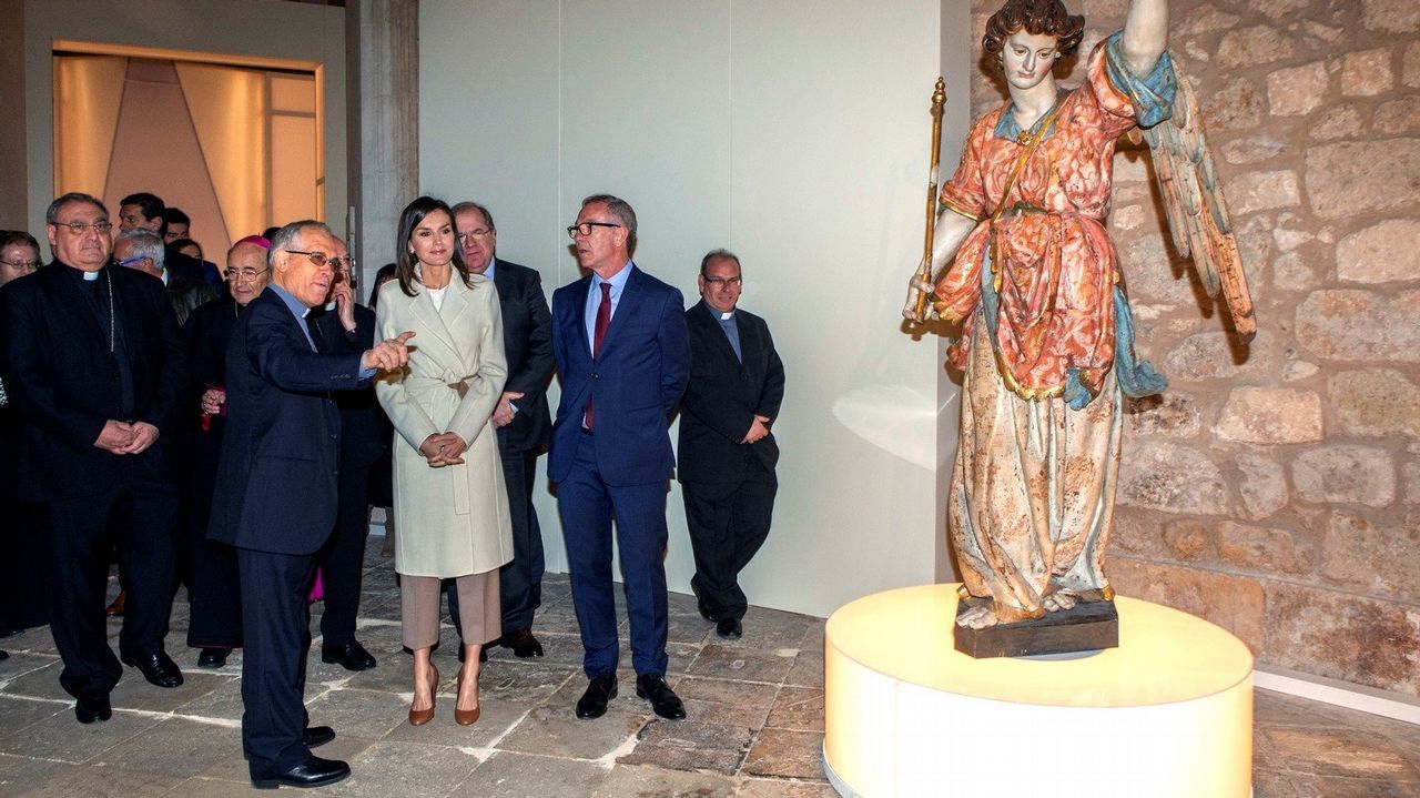 En su visita a Lerma, Letizia Ortiz recuperó un abrigo del 2005