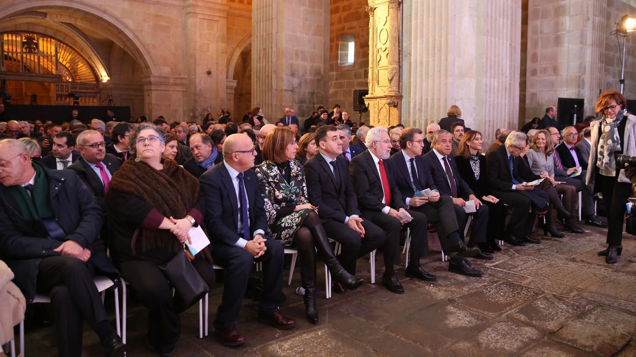 O mosteiro de Montederramo acolleu a entrega dos premios da Cultura Galega