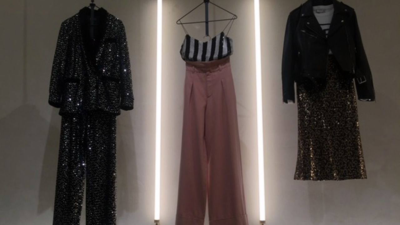 Prendas de la colección exclusiva para la reapertura de la tienda de Milán