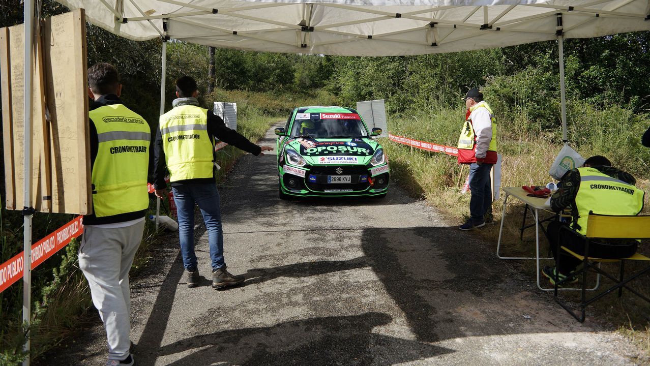 RALI DE OURENSE 2019.En el primer tramo de Esgos fue decisiva la elección de neumáticos por la lluvia