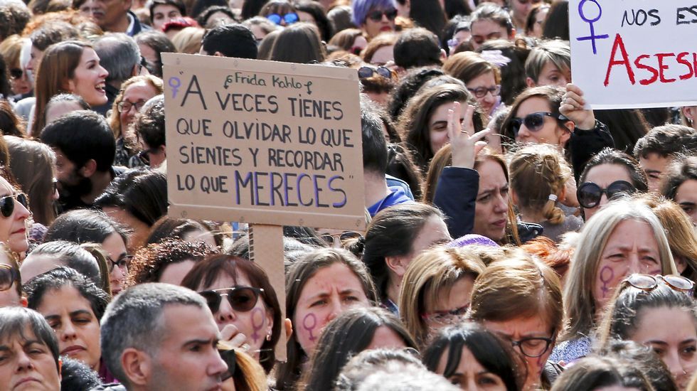 Condentración del 8M. Día de la Mujer