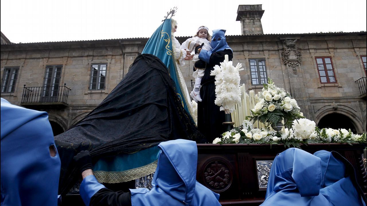 Procesión del Santo Encuentro en Santiago