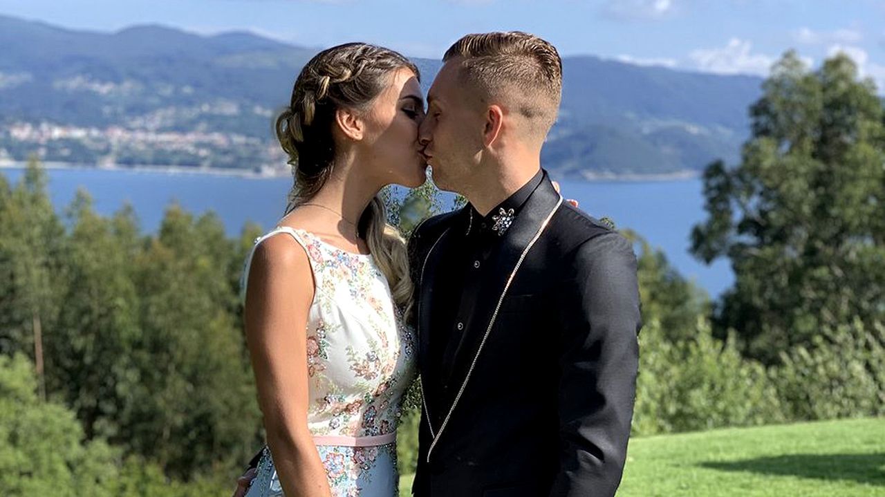 Gerard Deulofeu, en la boda de Aspas
