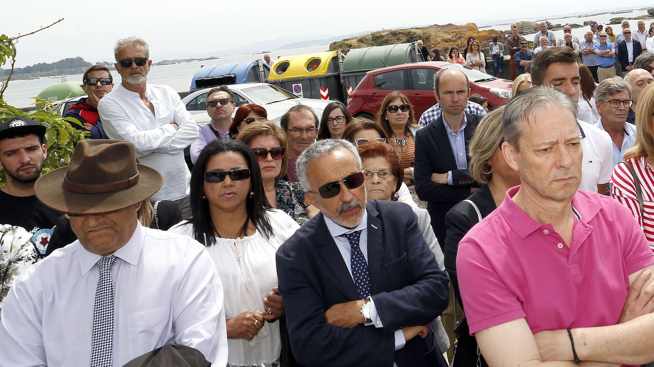 ACTO DEL HOMENAJE A PLACIDO BETANZOS EN EL QUE BAUTIZO´CON SU NOMBRE EL PASEO MARITIMO DE PALMEIRA