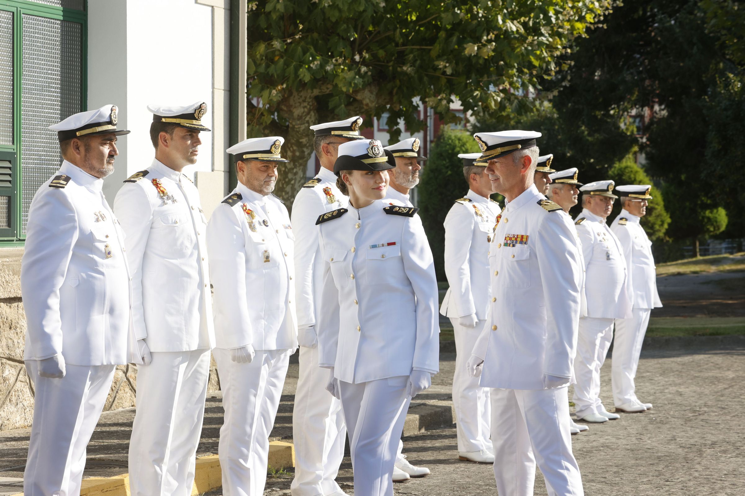 Chegada da princesa Leonor  Escuela Naval de Marn. 29/08/2024