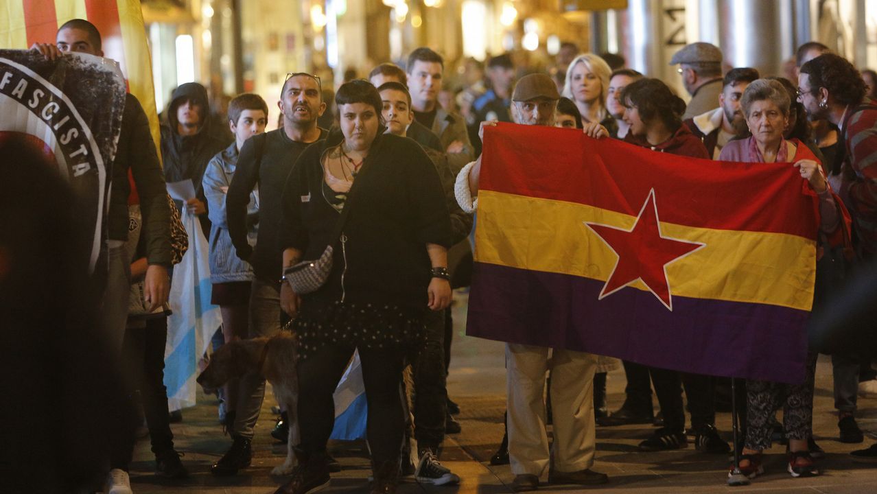 Concentración a favor de la independencia catalana