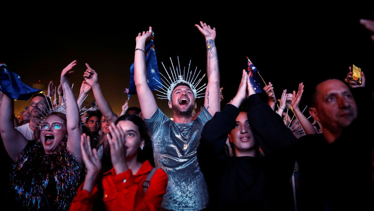 Netta Barzilai, de Israel.Público durante la gran final del festival de Eurovisión