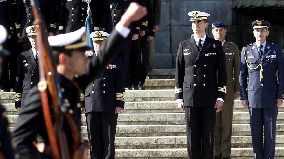 Felipe VI en Marín
