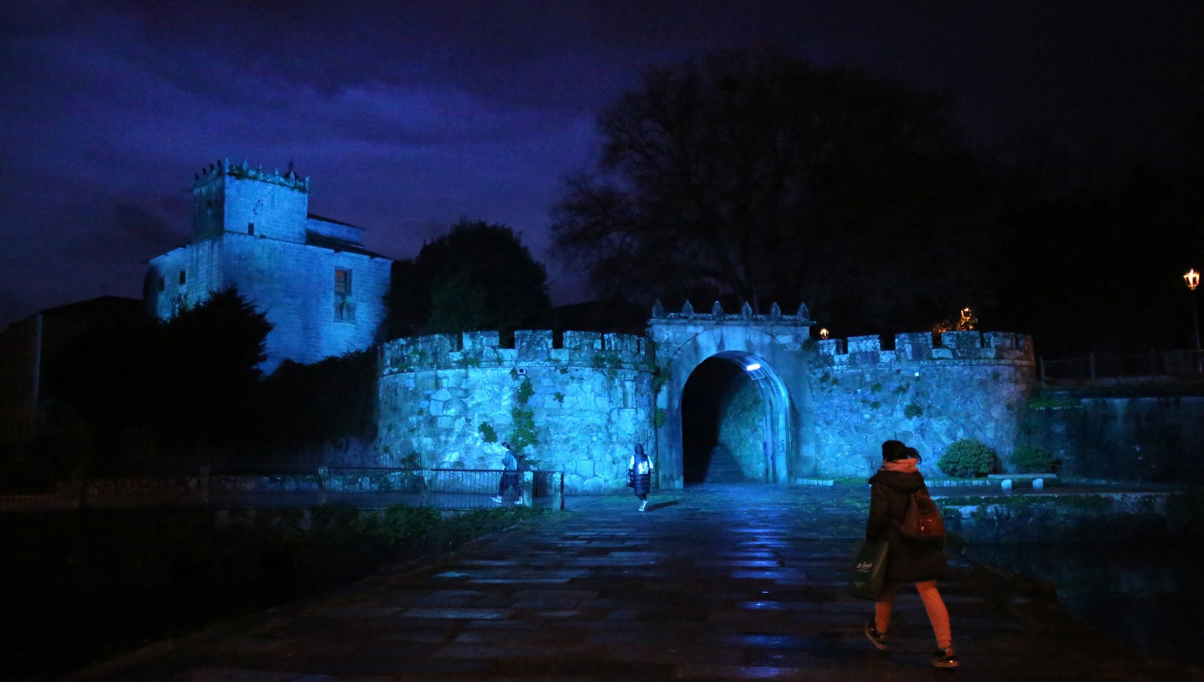O conxunto hist�rico de Vista Alegre en Vilagarc�a estrea iluminaci�n. 03/01/2025