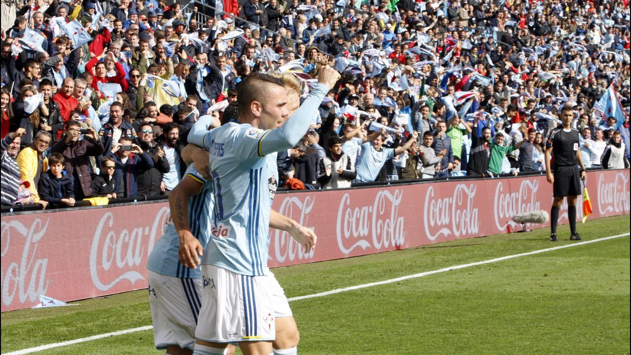 Celta-Sporting (2-1) el 21 de septiembre del 2016