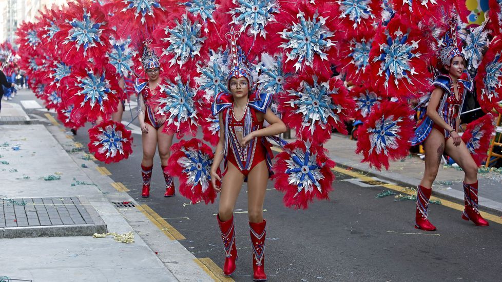 Desfile de Carnaval en Pontevedra