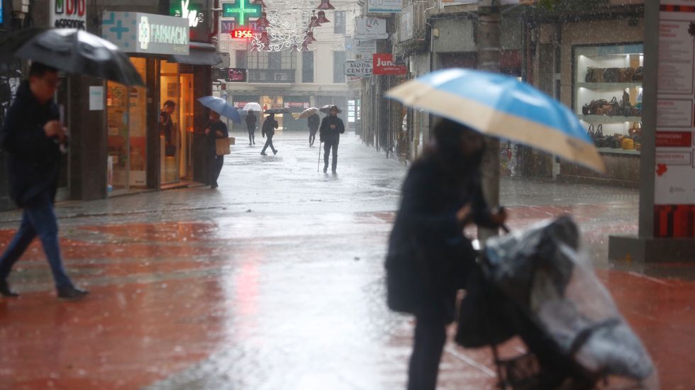 Noviembre pasado por agua en Pontevedra