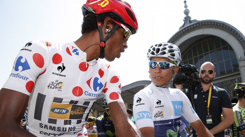 El ganador Chris Froome en el podium