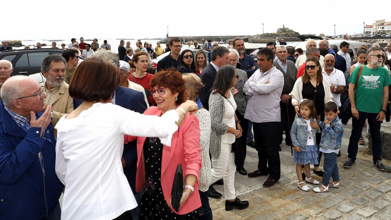 ACTO DEL HOMENAJE A PLACIDO BETANZOS EN EL QUE BAUTIZO´CON SU NOMBRE EL PASEO MARITIMO DE PALMEIRA