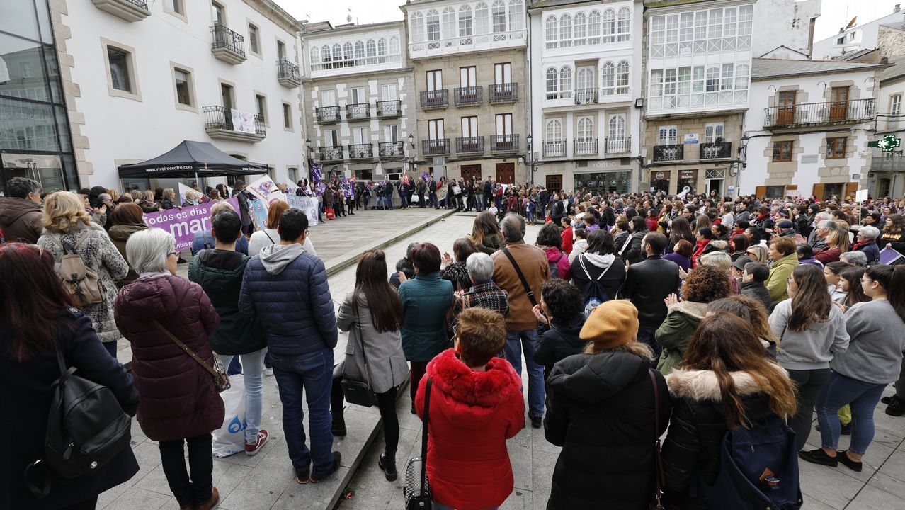 Manifestación por el 8M en Viveiro
