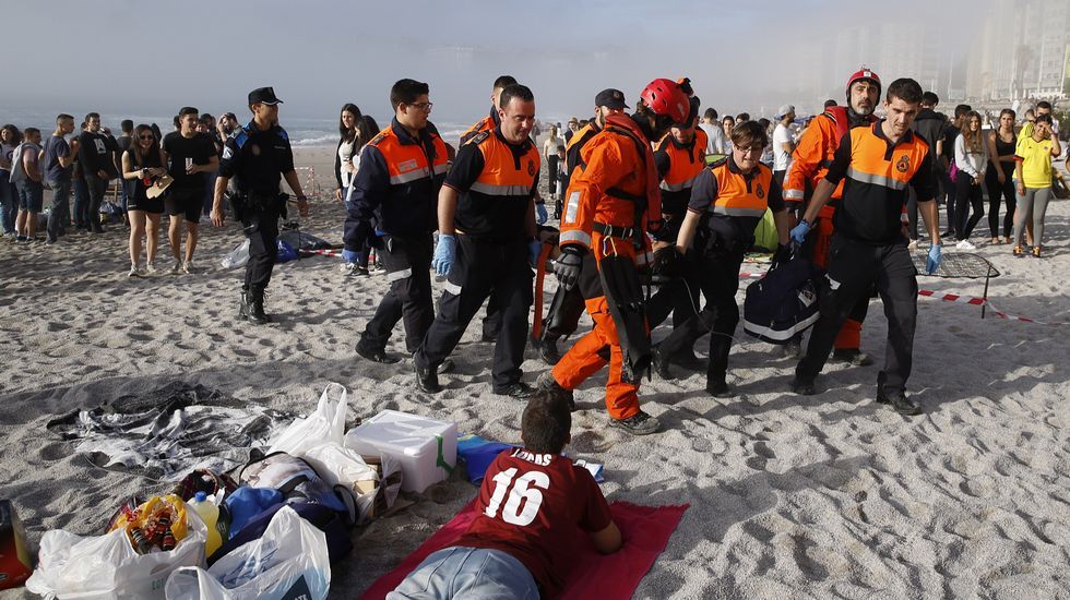 SIMULACRO DE EMERGENCIA EN RIAZOR SAN JUAN