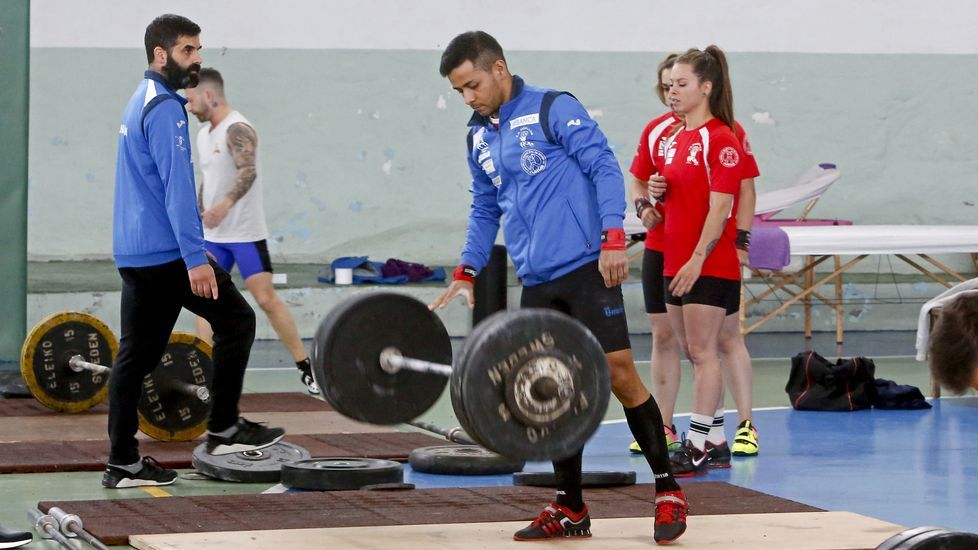 CAMPEONATO DE ESPAÑA DE HALTEROFILIA EN EL PABELLÓN A CAÑOTA, MARÍN
