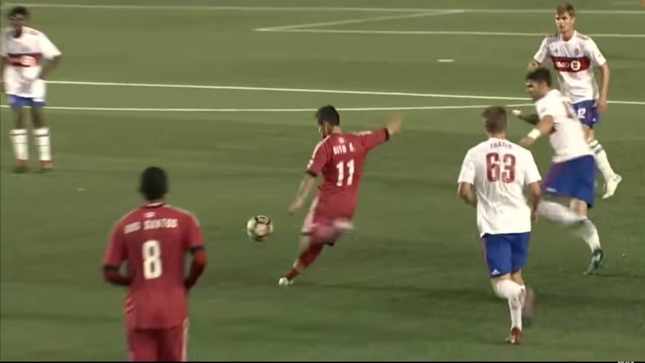 El golazo de Sito Seoane con el Ottawa Fury canadiense.