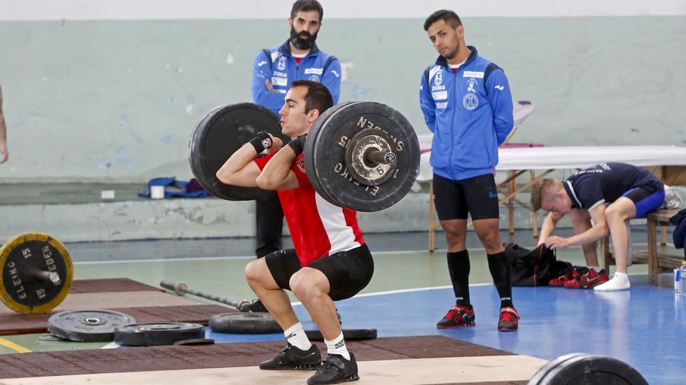 CAMPEONATO DE ESPAÑA DE HALTEROFILIA EN EL PABELLÓN A CAÑOTA, MARÍN
