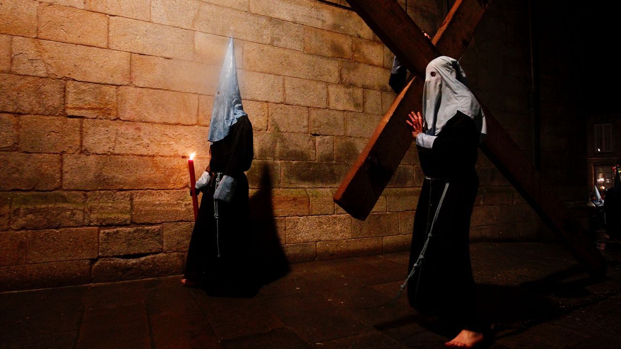 Procesión del Santo Encuentro en Santiago