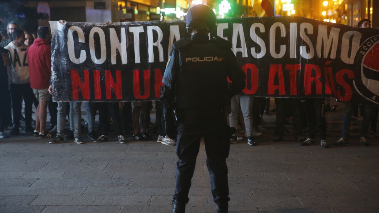 Concentración a favor de la independencia catalana