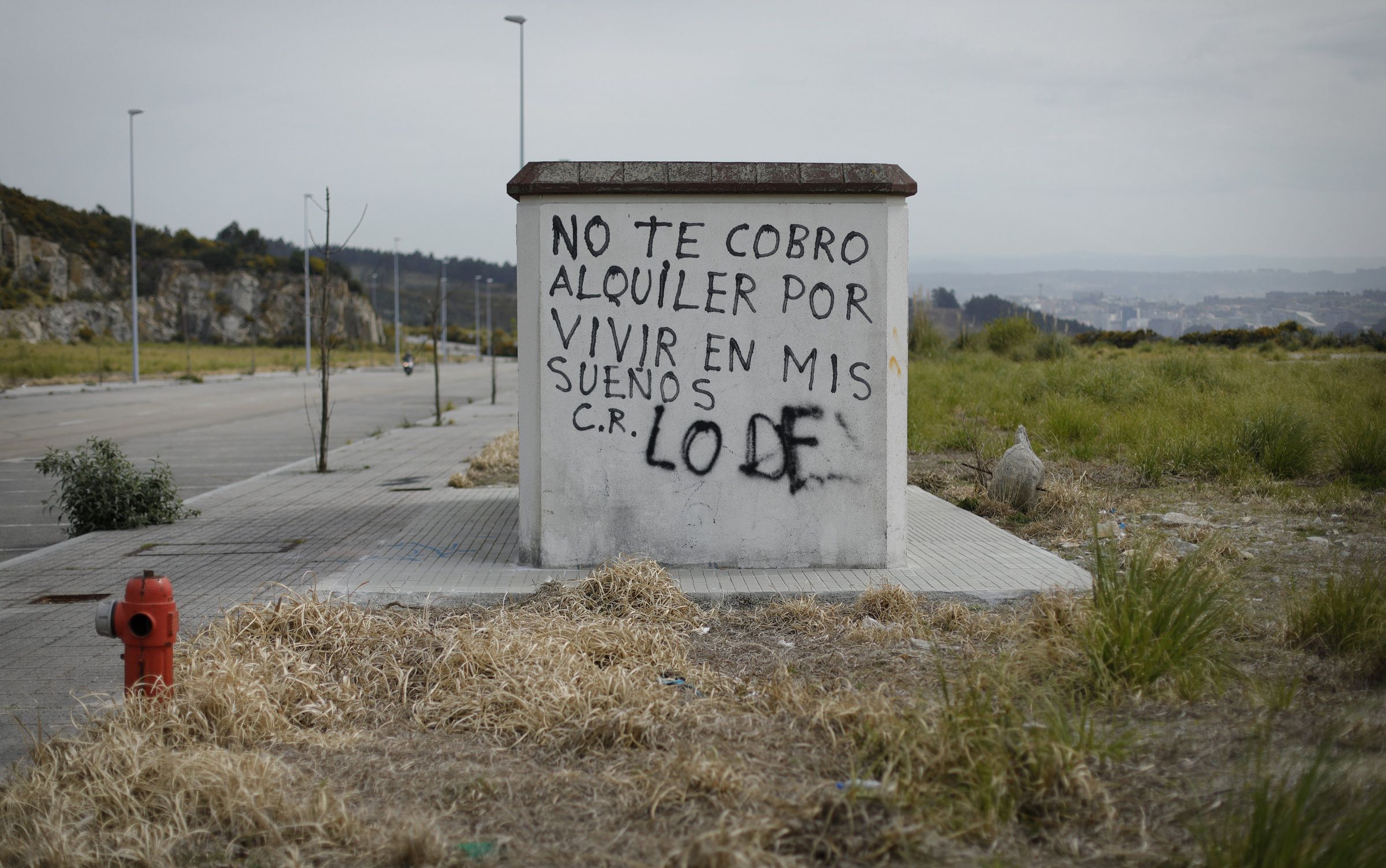 Una nica empresa ocupa un solar en los 700.000 metros cuadrados vacos del polgono industrial de Vo en A Corua. 08/04/2021