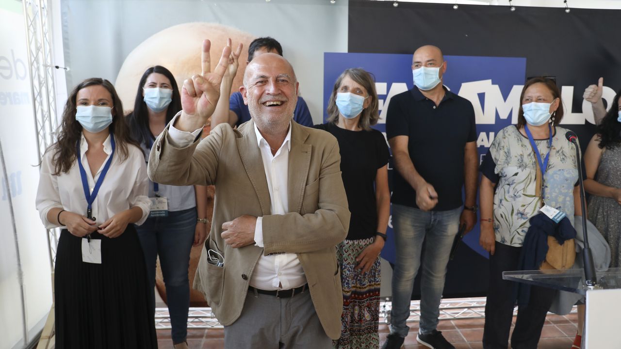 Ana Pontón, exultante tras el resultado del BNG