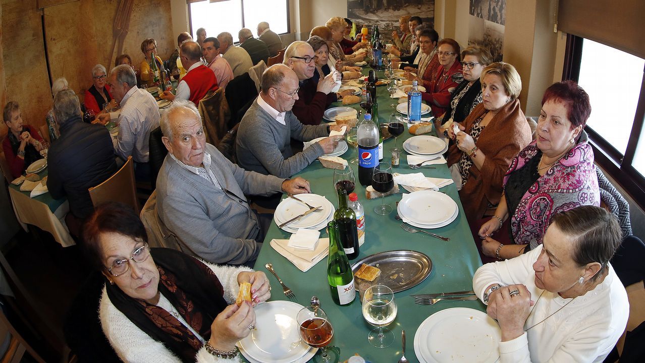 Comida de Reyes para los mayores de Rianxo