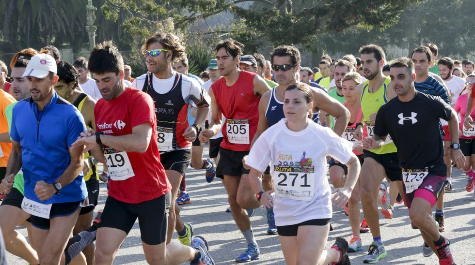 III Carrera pedestre popular Ruta dos en parque de Acea da Ama en Culleredo