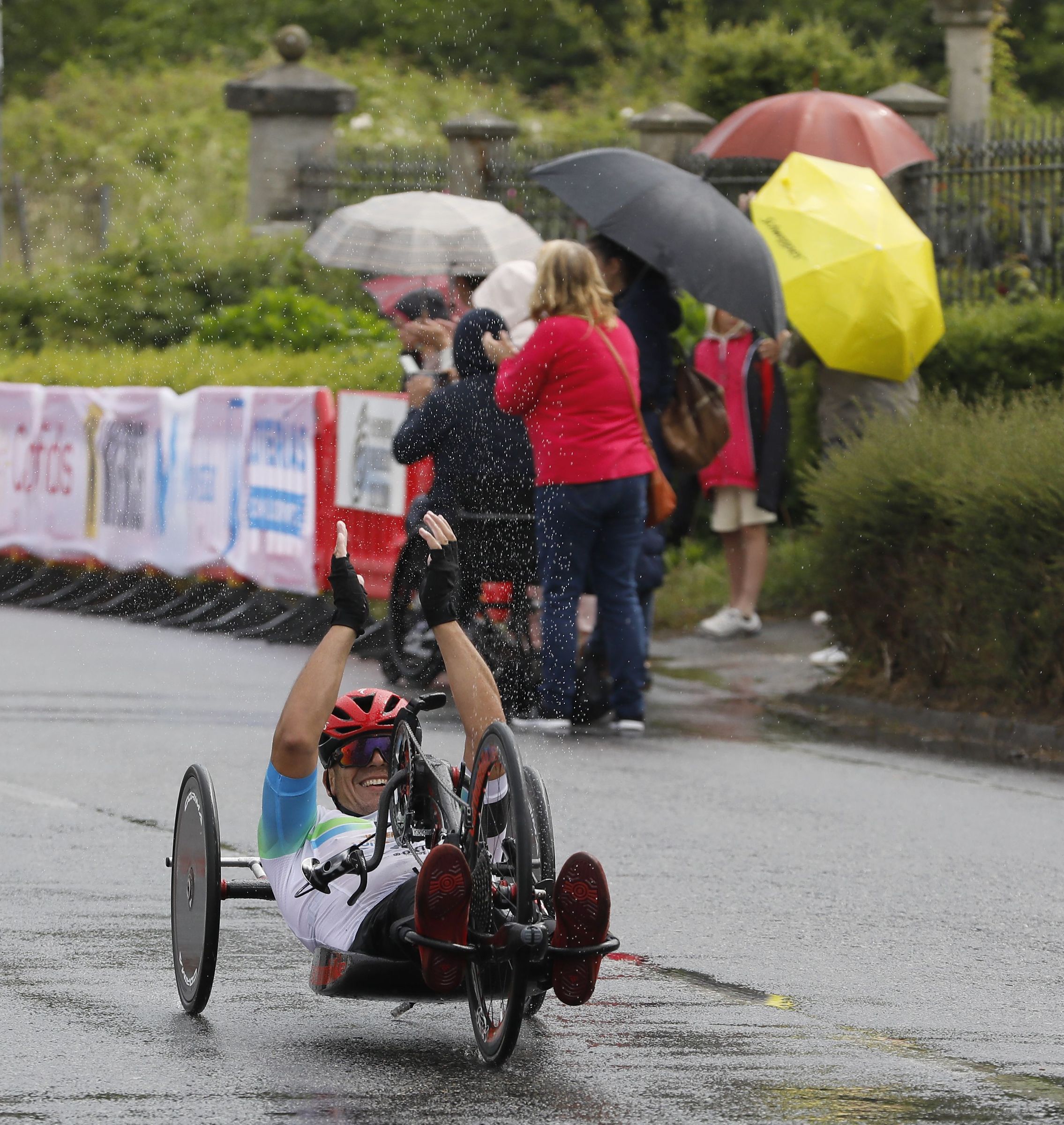 Momento do Campeonato de Espa�a de Cicl�smo Paral�mpico de Carretera 2023 en Viveiro. 21/05/2023