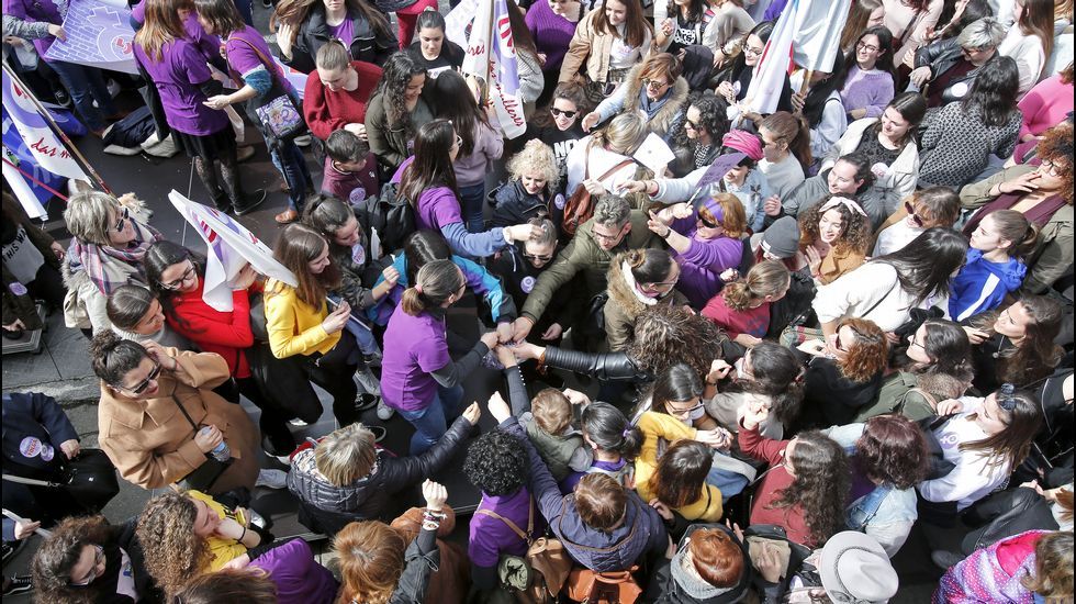 Condentración del 8M. Día de la Mujer